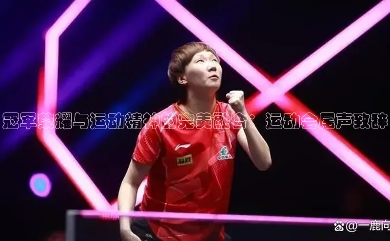 冠军荣耀与运动精神的完美融合：运动会尾声致辞